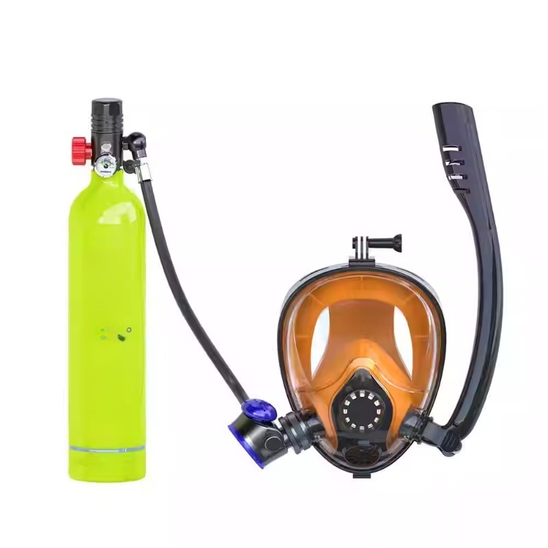 Snorkel Set - ชุดดำน้ำครบชุด หน้ากาก ท่อหายใจ เครื่องช่วยหายใจแบบพกพา อุปกรณ์ดำน้ำสำหรับดำน้ำลึกและว่ายน้ำ สินค้ามีในสต็อก