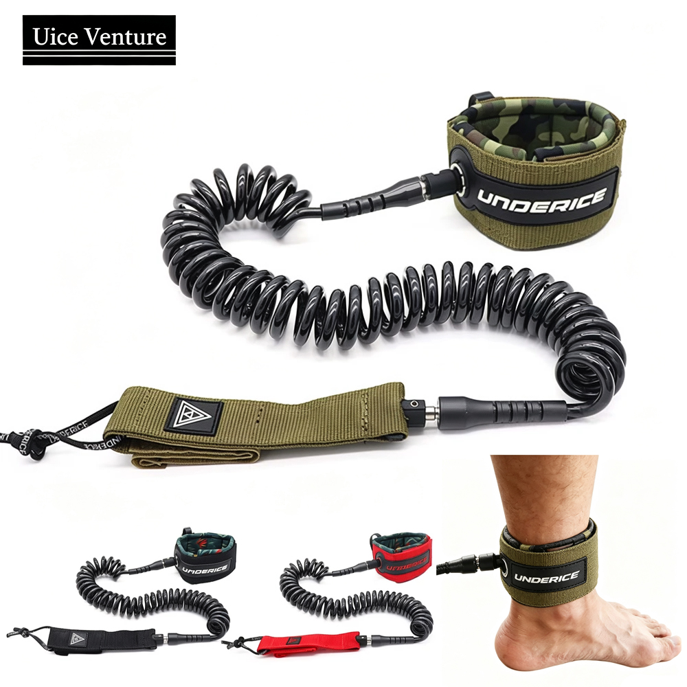 Surfboard Leash - สายรัดข้อเท้าสำหรับแพดเดิลบอร์ด SUP ขนาด 7 มม. ยาว