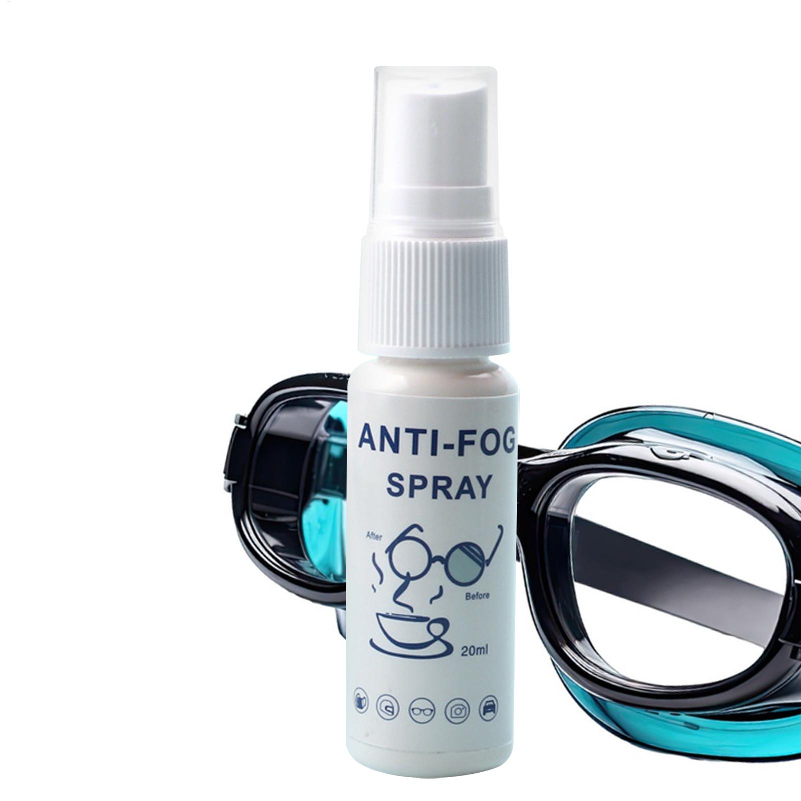 Goggles Swim - 20ml สเปรย์ป้องกันหมอกสําหรับแว่นตากระจก Defogger เลนส์แว่นตาทําความสะอาดกระจกความปลอดภัยแว่นตา Defogger กระจกเคลือบตัวแทน