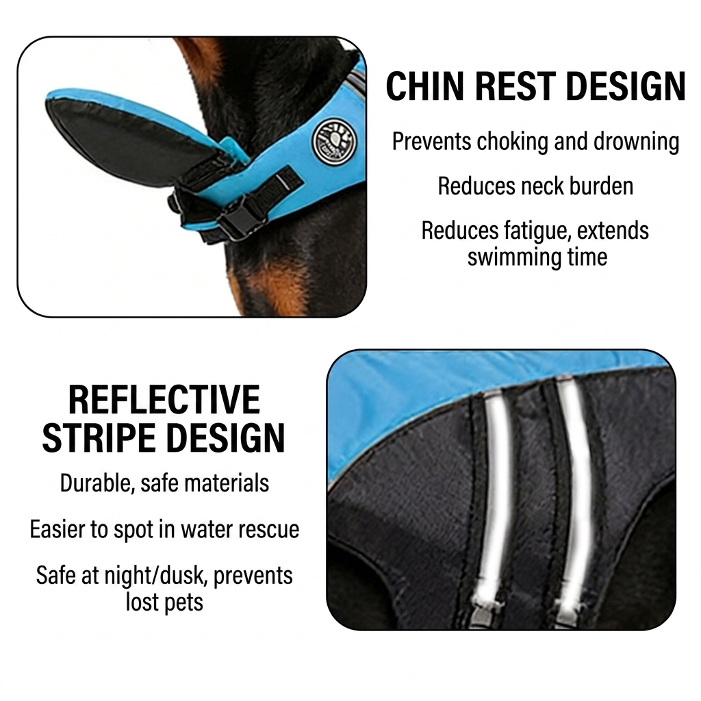เสื้อชูชีพสำหรับสุนัข ความลอยต - Life Jacket บทวิจารณ์และราคา