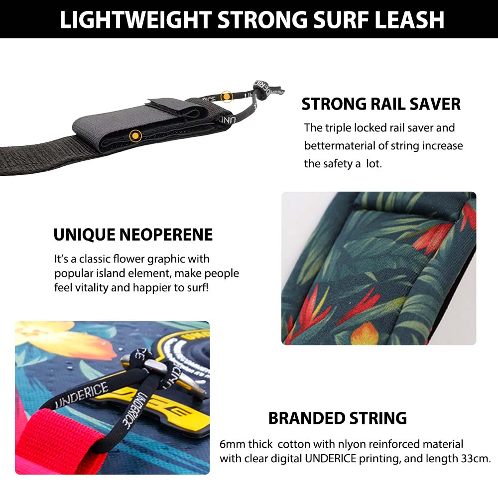 สายรัดข้อเท้าสำหรับแพดเดิลบอร์ - Surfboard Leash บทวิจารณ์และราคา