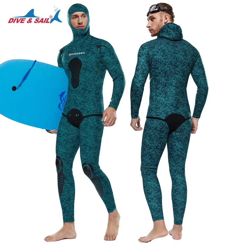 ชุดเว็ทสูทนีโอพรีน 5 มม. แบบสอ - Wetsuit Men บทวิจารณ์และราคา
