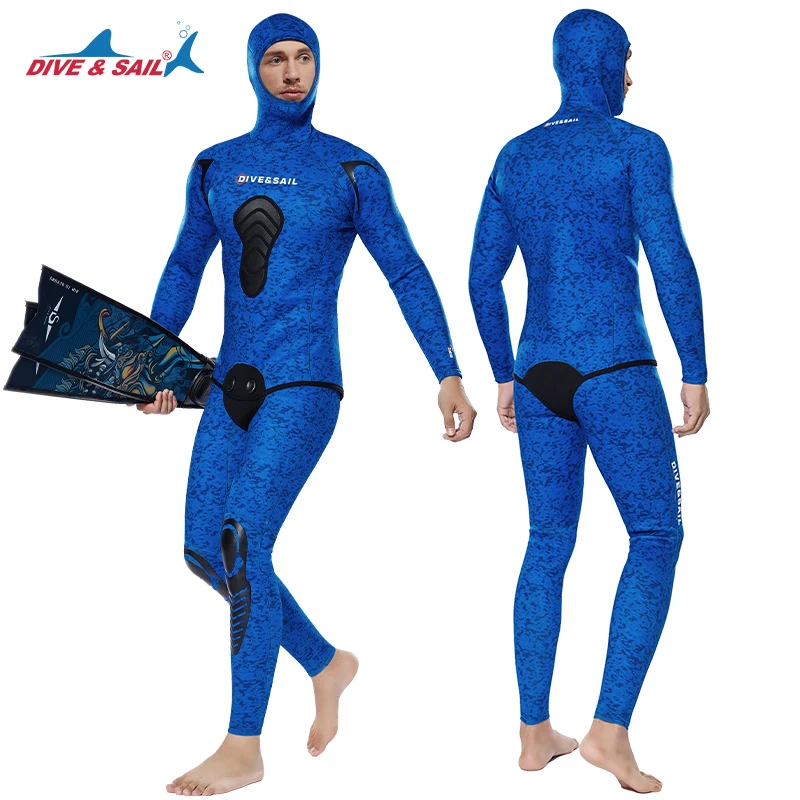 ชุดเว็ทสูทนีโอพรีน 5 มม. แบบสอ - Wetsuit Men บทวิจารณ์และราคา