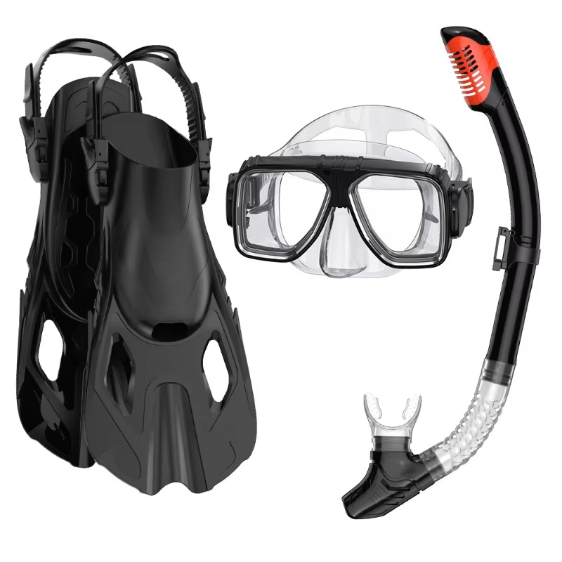 ชุดดำน้ำแบบมืออาชีพ 3 ชิ้น หน้ - Snorkel Set บทวิจารณ์และราคา