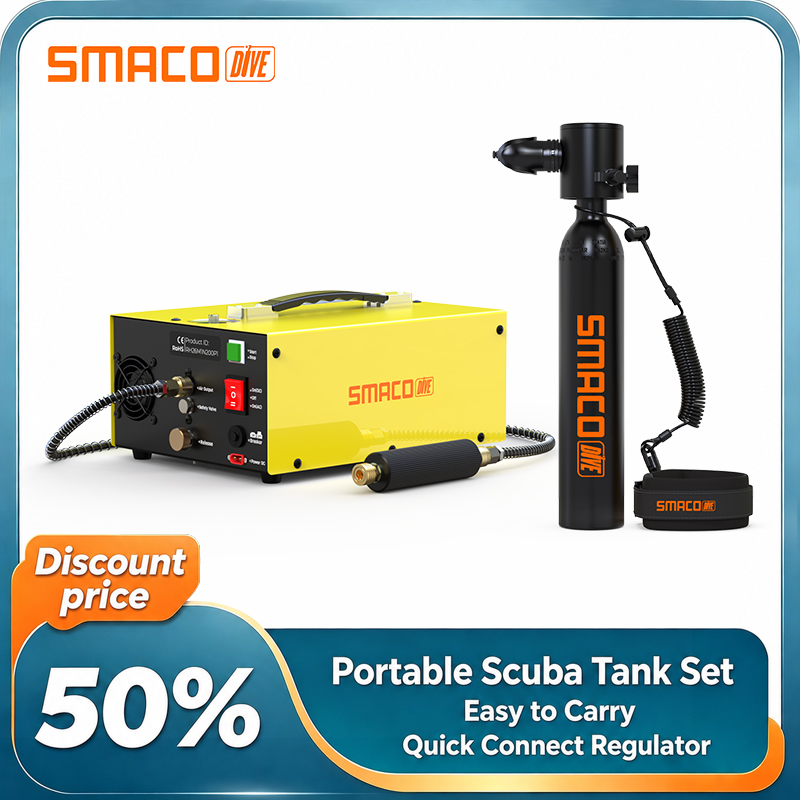 ชุดถังดำน้ำขนาดเล็ก SMACO แบบพ - Snorkel Set บทวิจารณ์และราคา