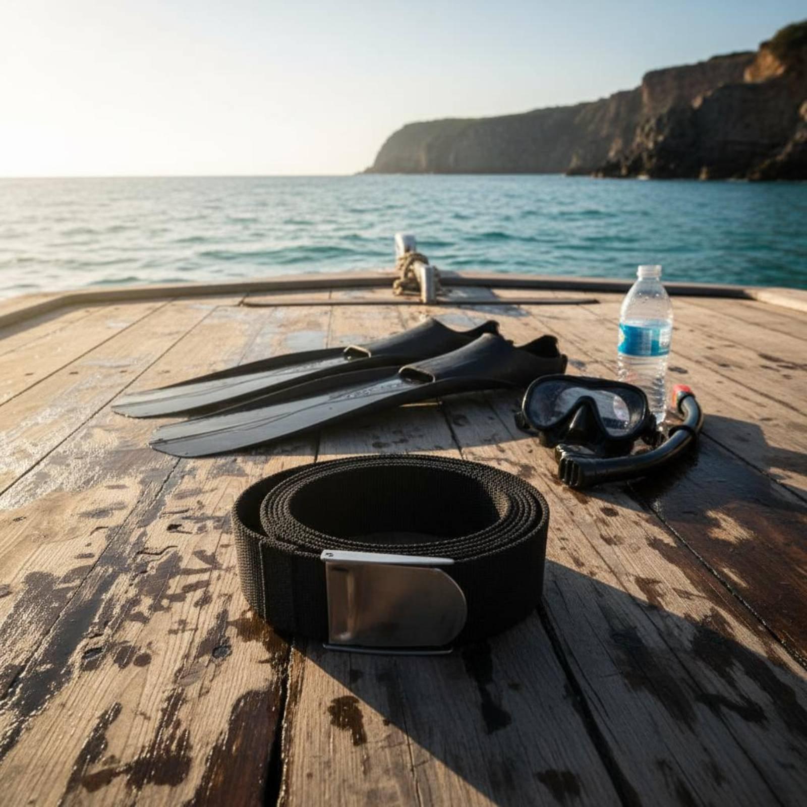 เข็มขัดถ่วงน้ำหนักดำน้ำแบบปลดเ - Snorkeling Gear บทวิจารณ์และราคา