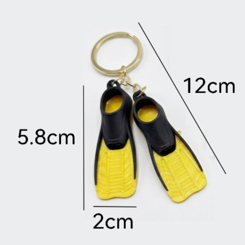 พวงกุญแจรูปตีนกบดำน้ำ ของขวัญส - Flippers Swimming บทวิจารณ์และราคา